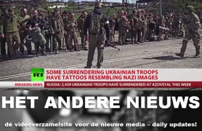 Overgeleverde Oekraïense soldaten hebben schijnbare nazi-tatoeages