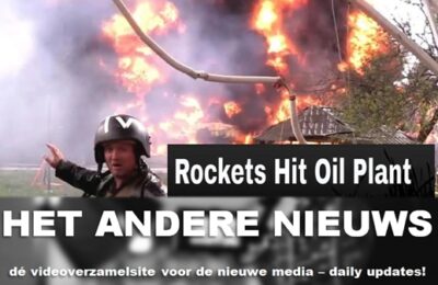 Patrick Lancaster: Raketaanval treft grote oliefabriek in de buurt van Donetsk en doodt minstens één burger