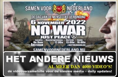 Het is niet “onze” oorlog, maar wel ONZE vrede! 6 november Amsterdam – No war, just PEACE