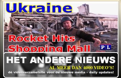 Oekraïense raket raakt winkelcentrum in centrum Donetsk