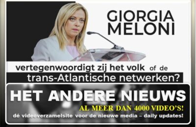 “Giorgia Meloni – vertegenwoordigt zij het volk of de trans-Atlantische netwerken?”