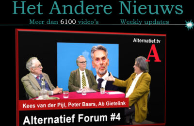 Alternatief Forum 4 Schoof, EU, Gaza en Oekraïne. Ab Gietelink, Kees vd. Pijl en Peter Baars