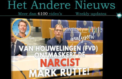 Van Houwelingen ontmaskert de narcist in Mark Rutte